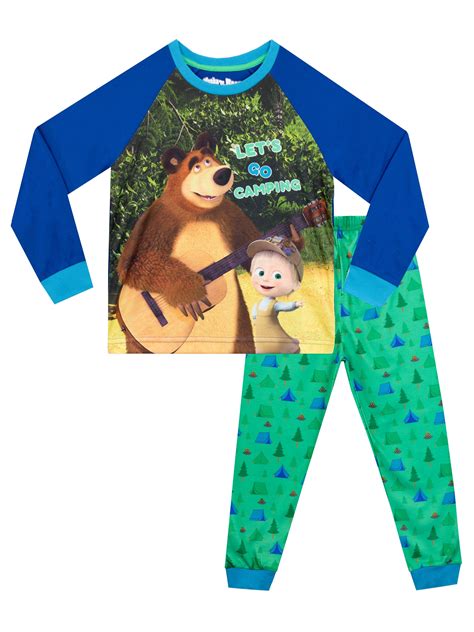 masha and bear pajamas